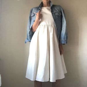 Elegant, Creme Babyboll Dress